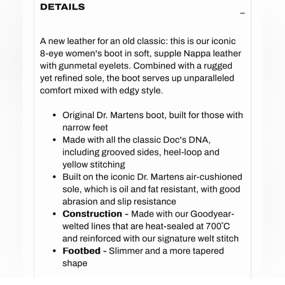 EUC 1460 WOMEN'S NAPPA LEATHER LACE UP BOOTS SZ7 - Picture 2 of 10